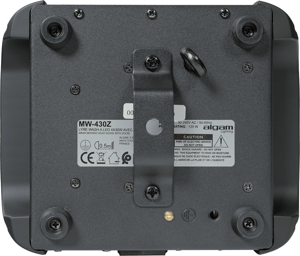 Light sources: 4 x OSRAM 30W RGBW LEDs + zoom