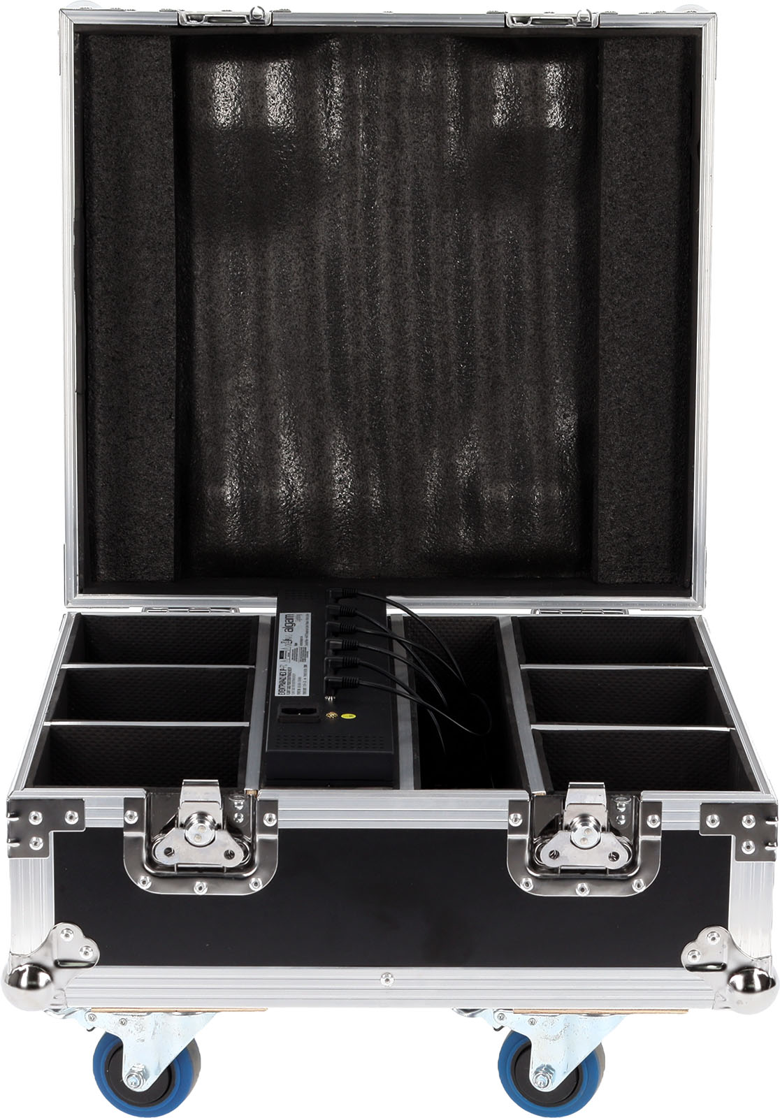 Flight case for 6 EVENTPAR 412 HEX IP with charger