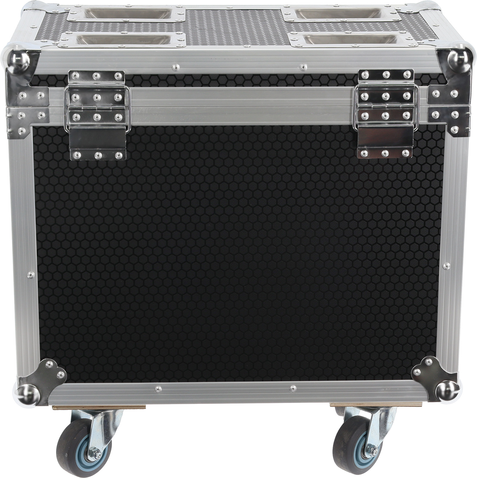 Flight case on wheels for 2x MS150