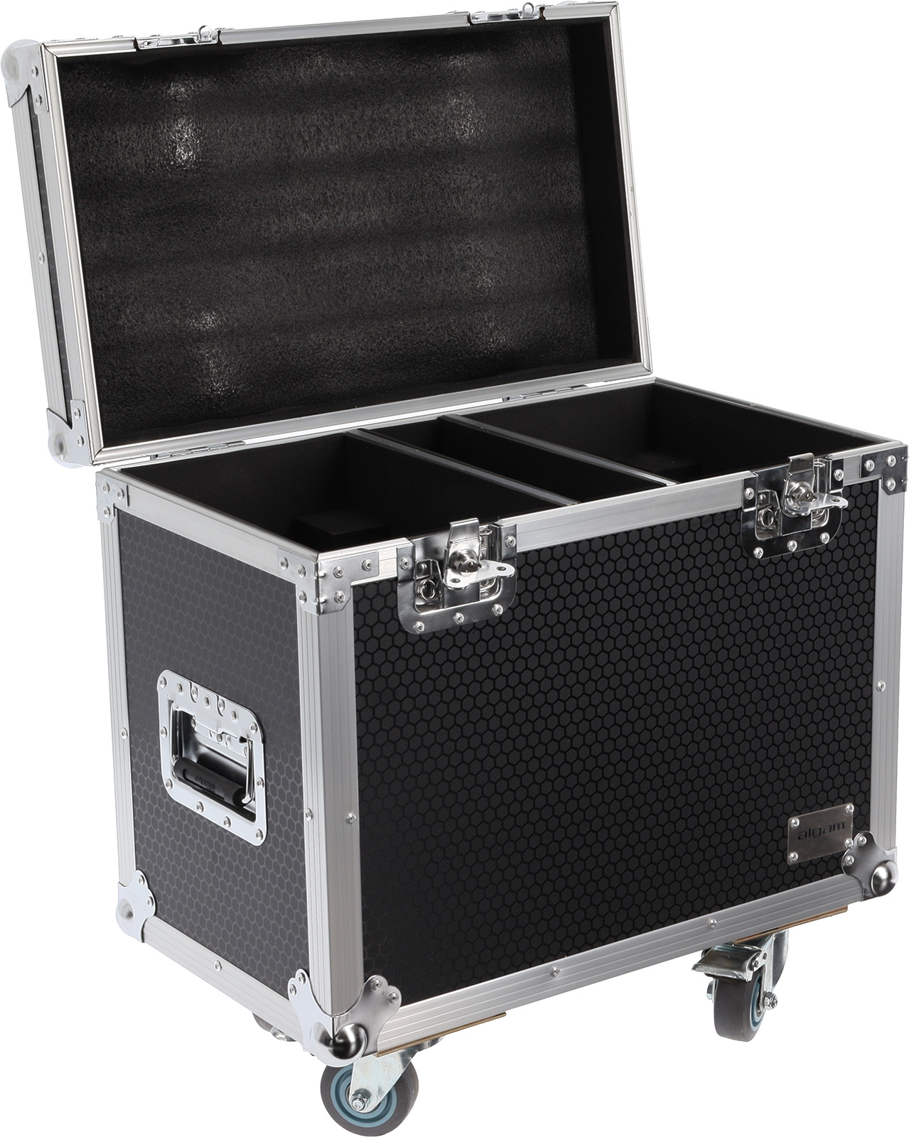 Flight case on wheels for 2x MS150