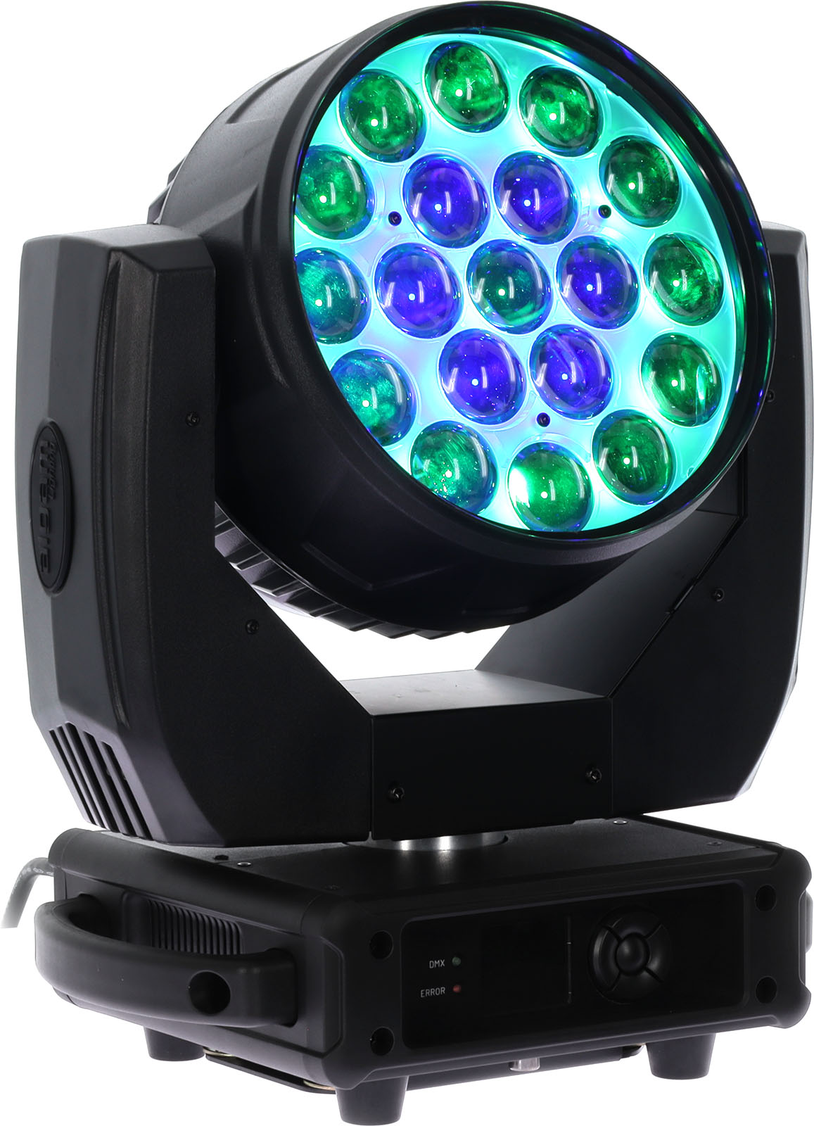19 x 15W RGBW LED Wash Moving Head + Zoom