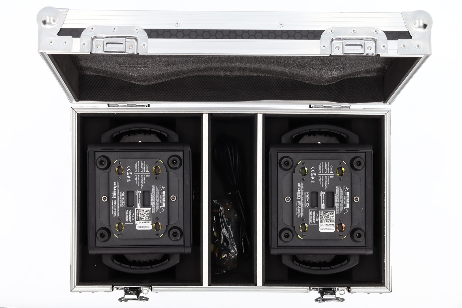 Flight-case for 2 MW19XISZ Wash zoom