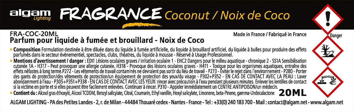 20 ML mist fragrance coco nut