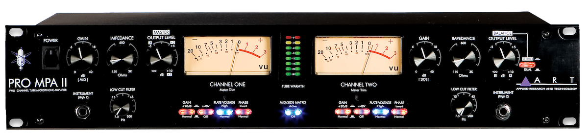 Two Channel Mic Tube Preamp