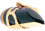 Mouthpiece patch large black 0,8 mm