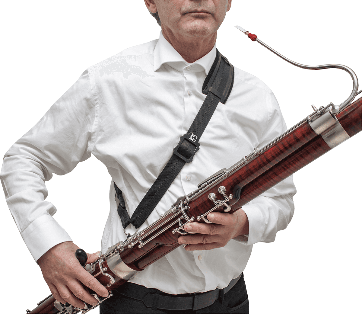 Bassoon cord 2 in 1 shoulder + seat - metal hook