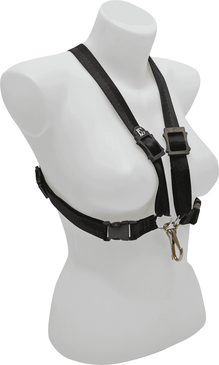 Harness for sax - metal snap hook - woman