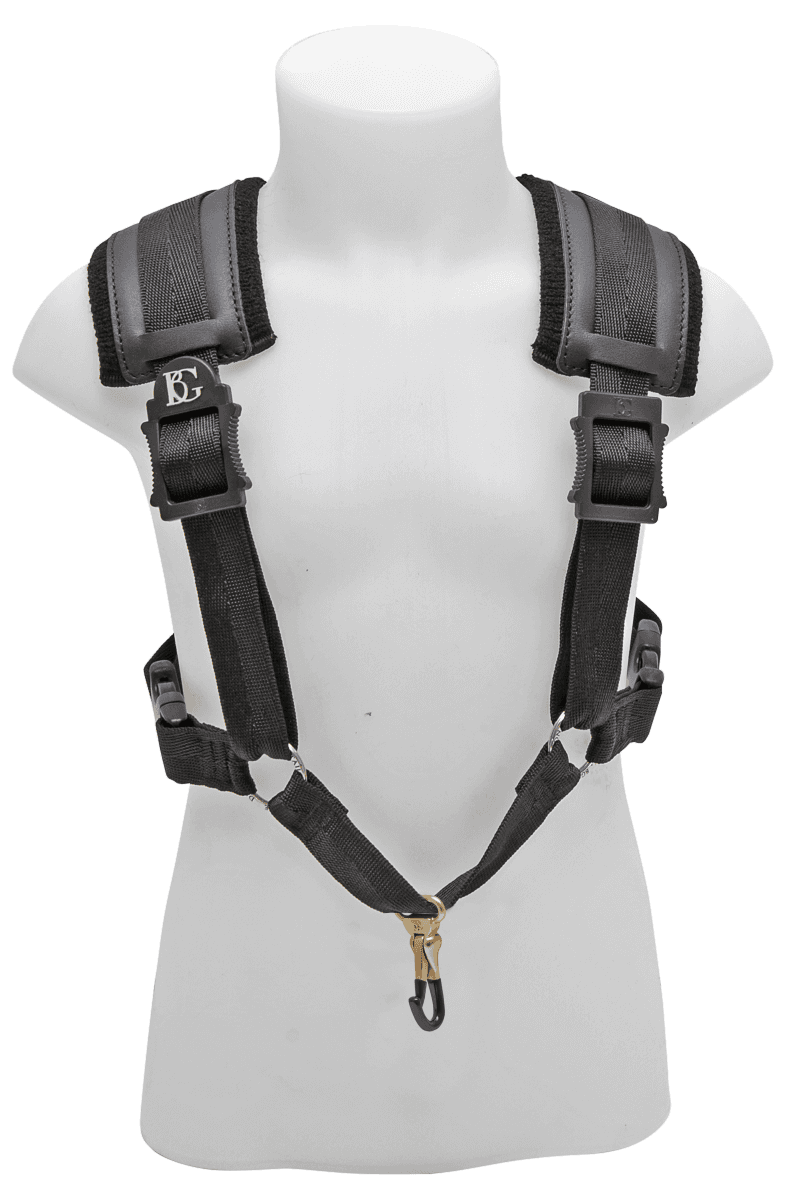 Harness comfort for sax - metal snap hook - size S