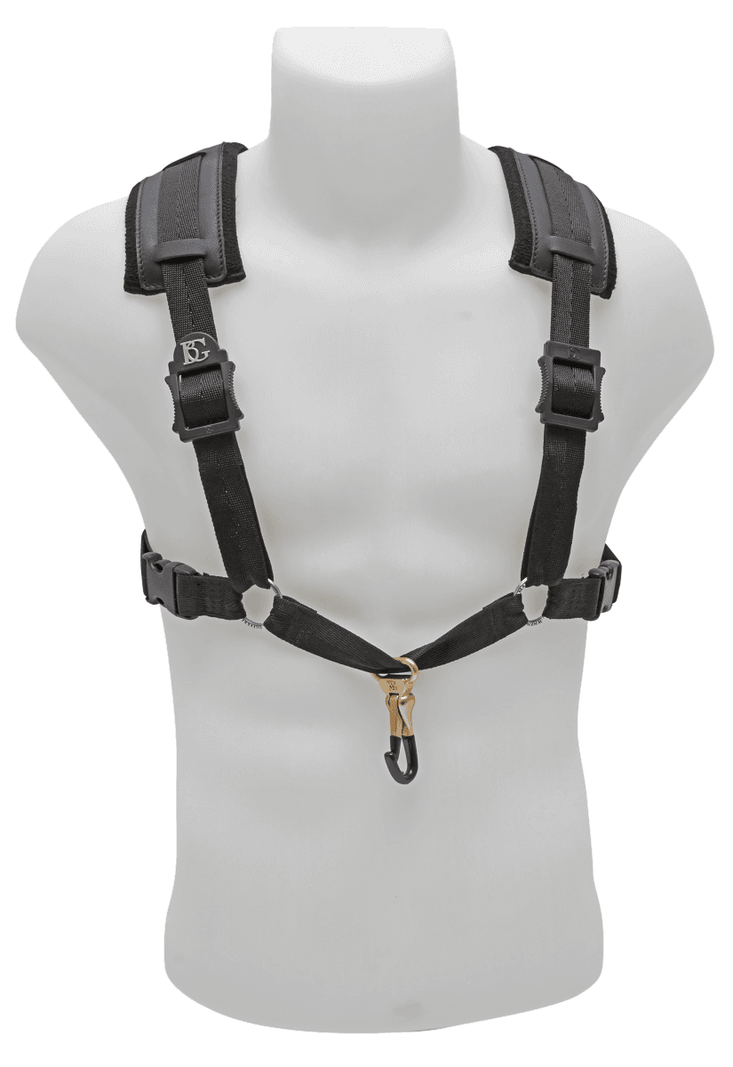 Harness comfort for sax - metal snap hook - man XL