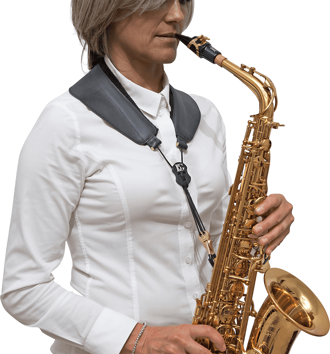 Yoke for sax - metal carabiner XL