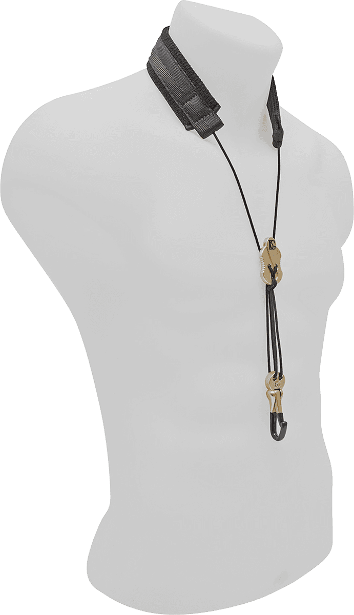 Strap nylon Look for sax - metal snap hook