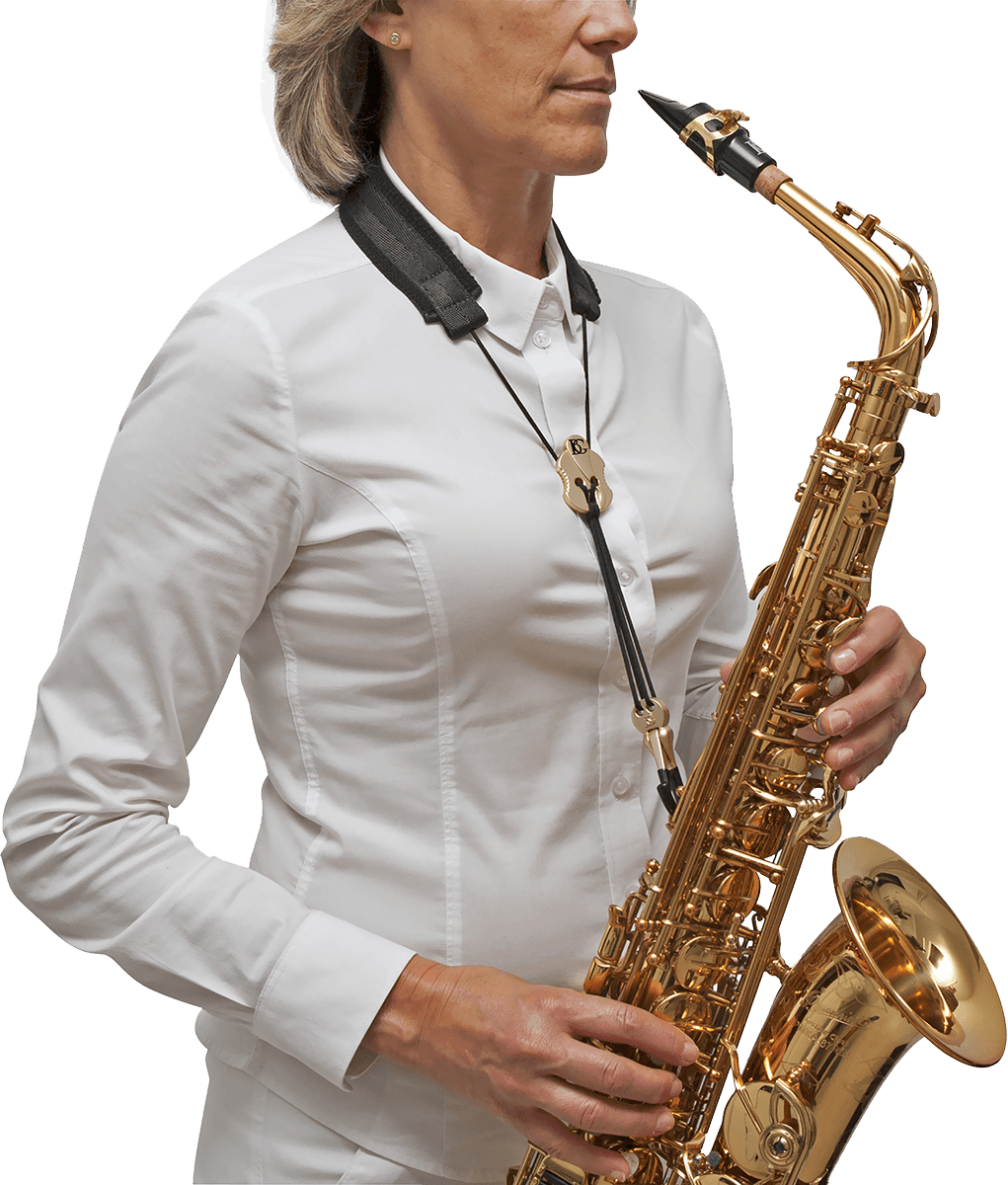 Strap nylon Look for sax - metal snap hook