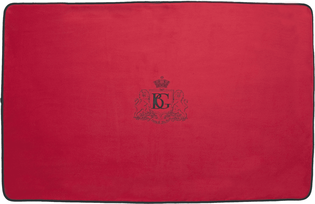 Carpet Microfiber red 100 x 65 cm