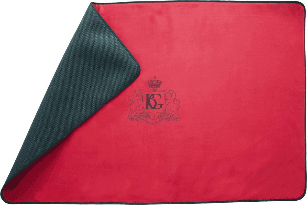 Carpet Microfiber red 100 x 65 cm