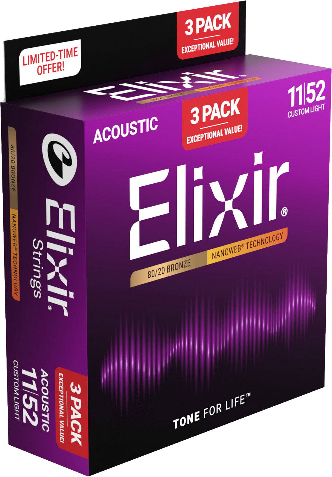 3 Pack Custom Light 11-52