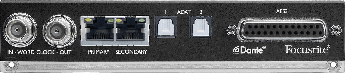 8 channel AD card ADAT/Dante for 428/828 Mk2