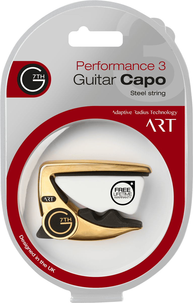 Capo Performance 3 ART 6 string Gold