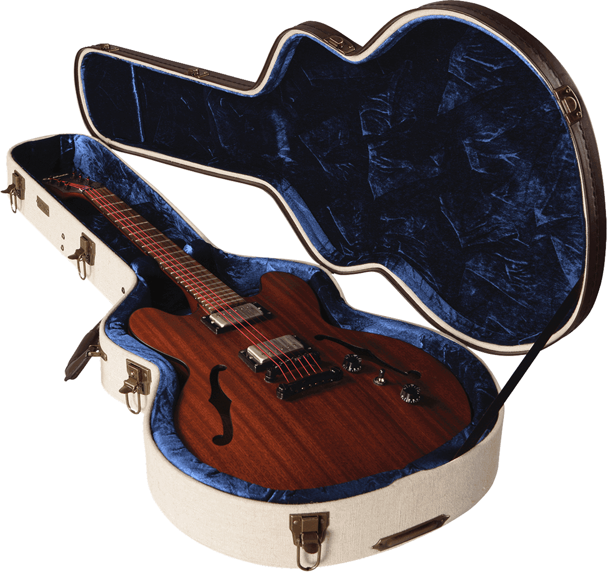 semi hollow body guitar case