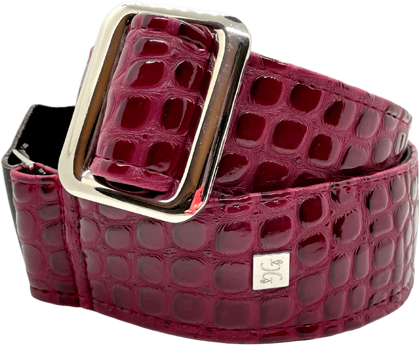 Aussie Gator Burgundy 2” Guitar Strap