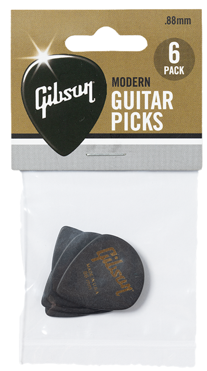 Modern Guitar Picks, 6-Pack, .88mm