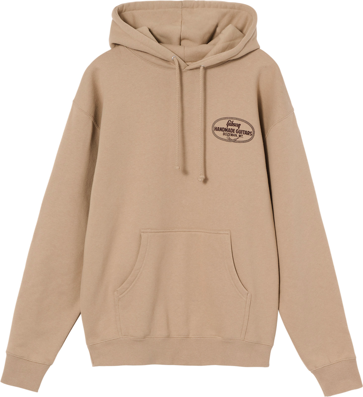 SWEAT Hoodie Handmade Guitars (Tan), Medium
