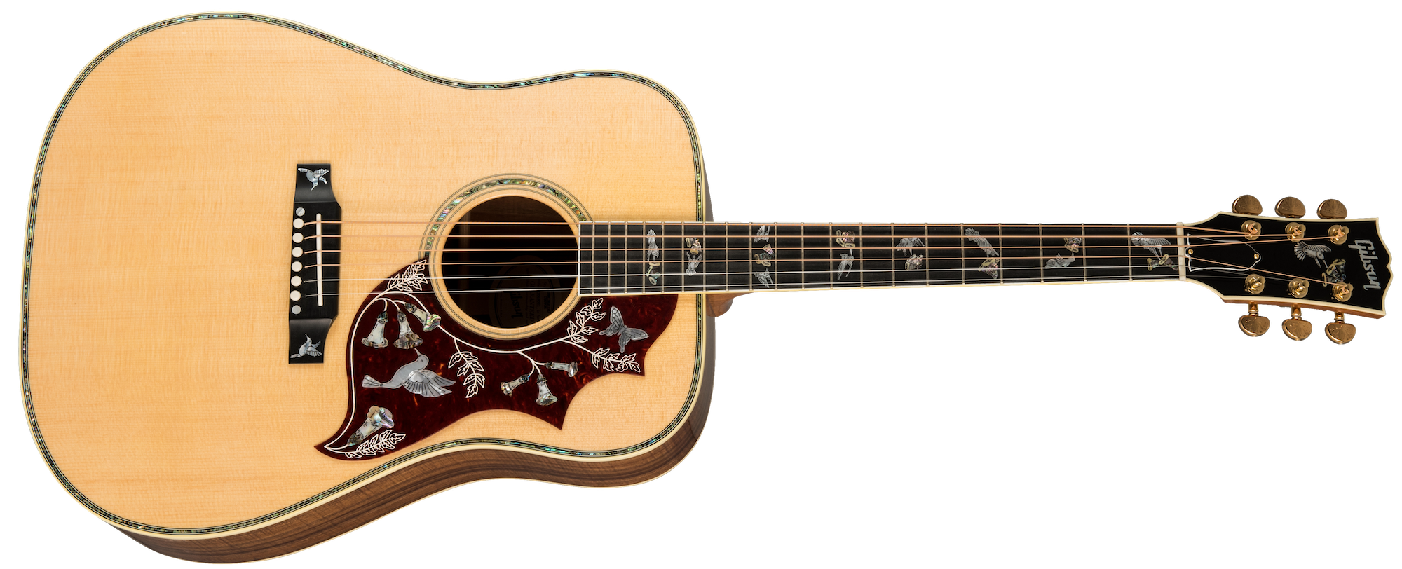 Hummingbird Custom Koa Antique Natural