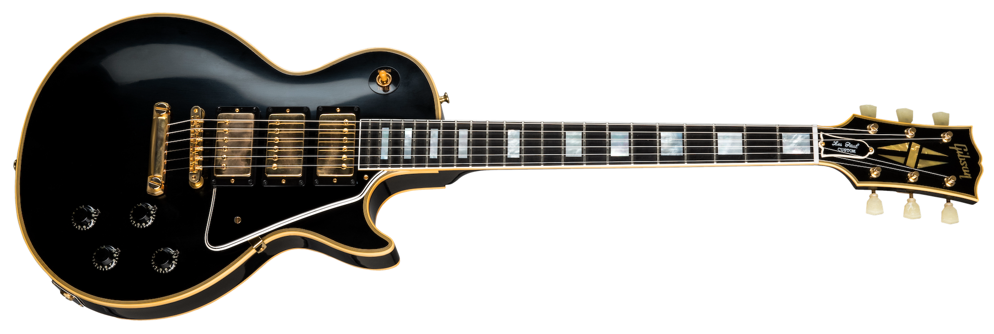 1957 Les Paul Custom Reissue 3-Pickup VOS Ebony