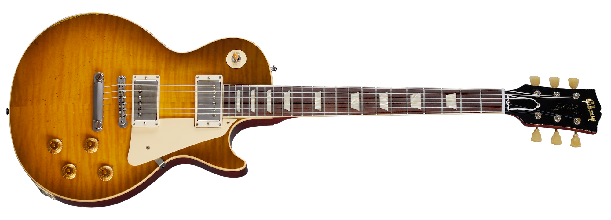 1959 Les Paul Standard Reissue Heavy Aged Golden Poppy Burst