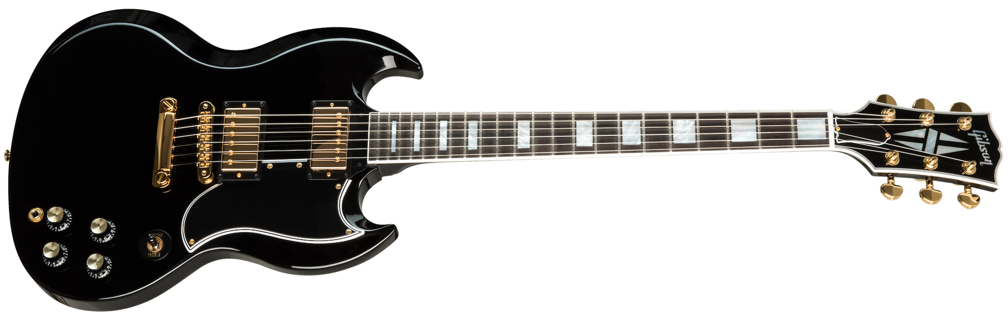 SG Custom 2-Pickup w/ Ebony Fingerboard Gloss Ebony