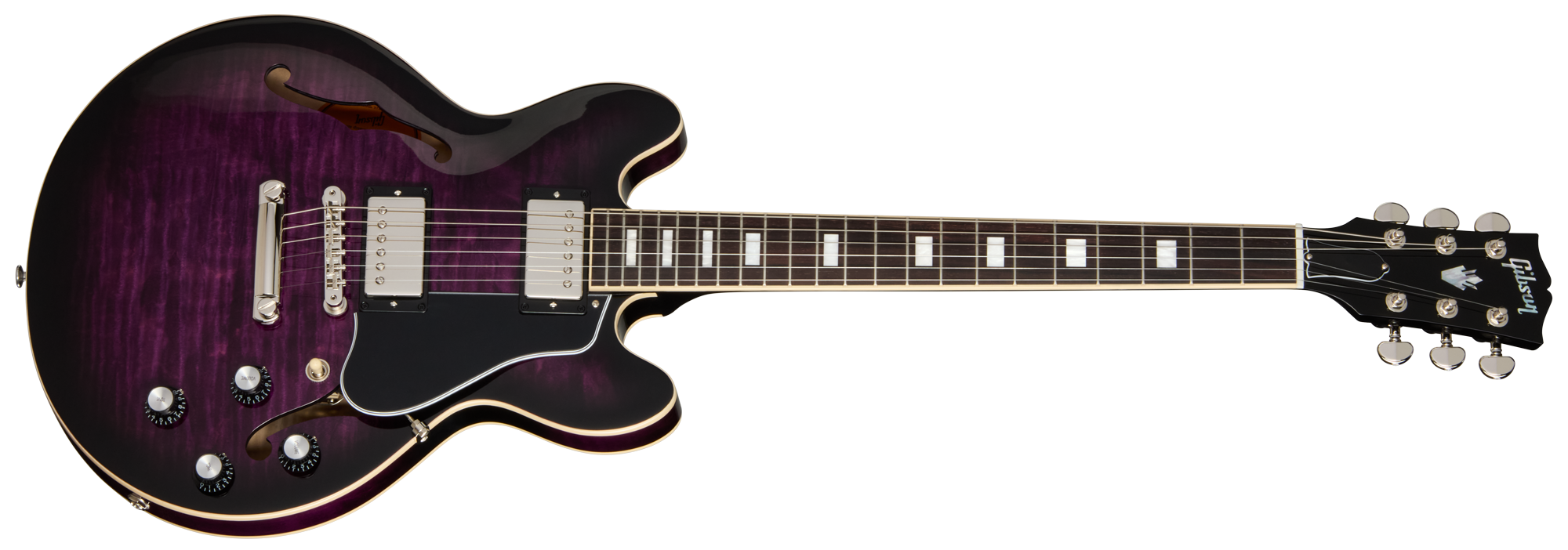 ES-339 Figured Dark Purple Burst