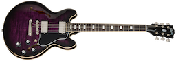ES-339 Figured Dark Purple Burst