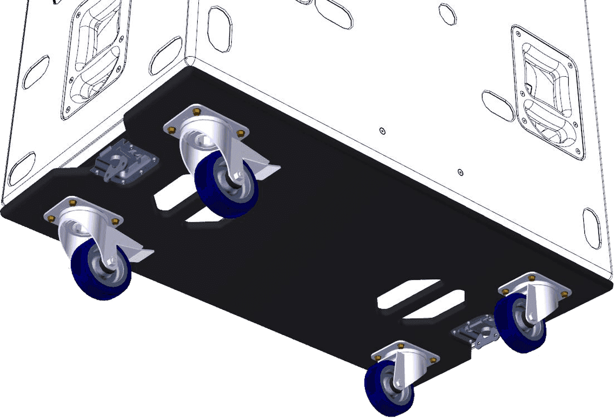 LSUB-4000(A) Wheeled Tray