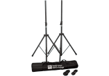 Stands, bag and cables for 2K stereo setup.
