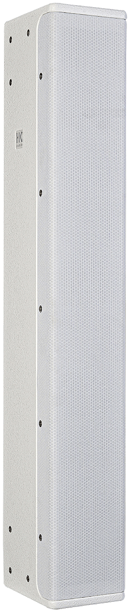 IP66 column 100° x 5° with wall mount, white