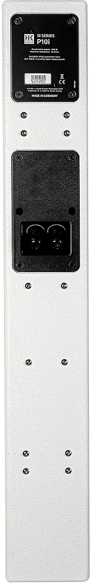 IP66 column 100° x 5° with wall mount, white