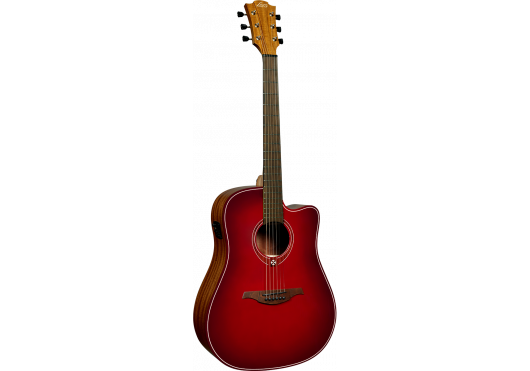 Tramontane Special Edition Red Dreadnought Cutaway Acoustic-Electric