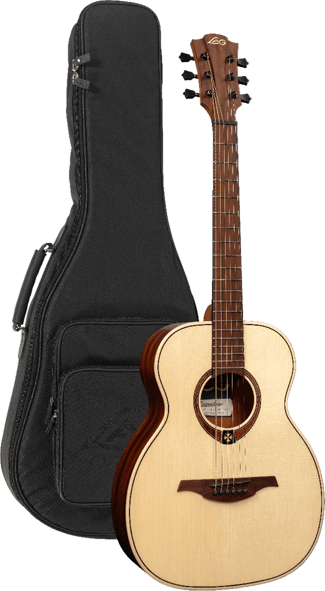 Travel guitar, solid Engelmann spruce top