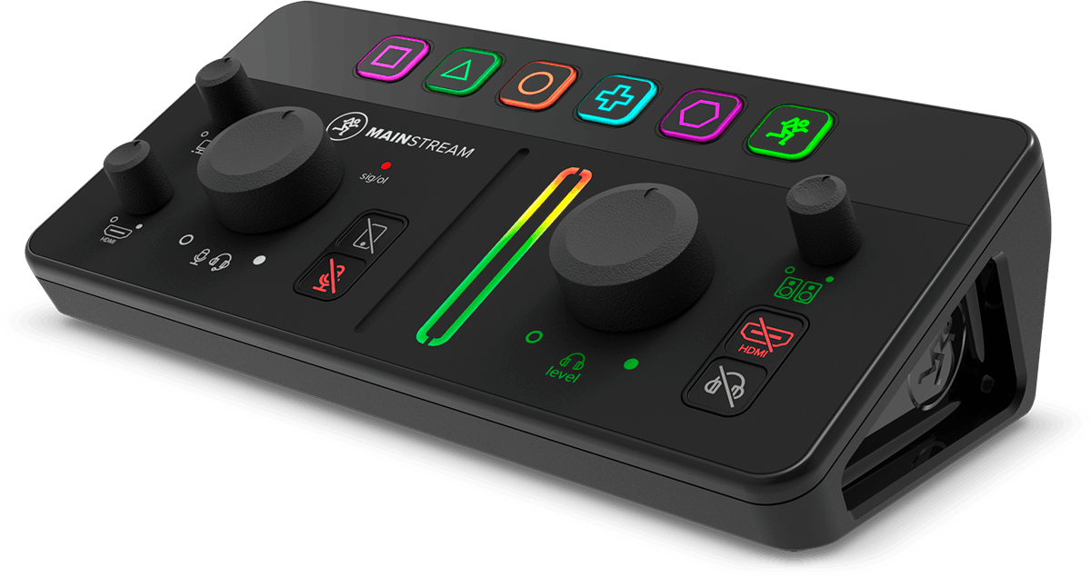 Mainstream complete live streaming and capture interface with programmable control keys