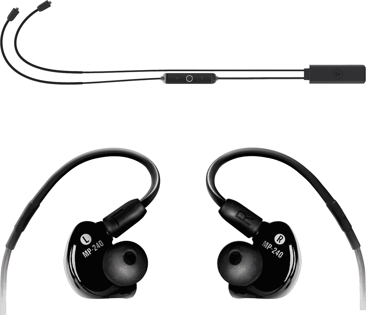 Dual Hybrid Driver Professional In-Ear Monitors with Bluetooth Adapter
