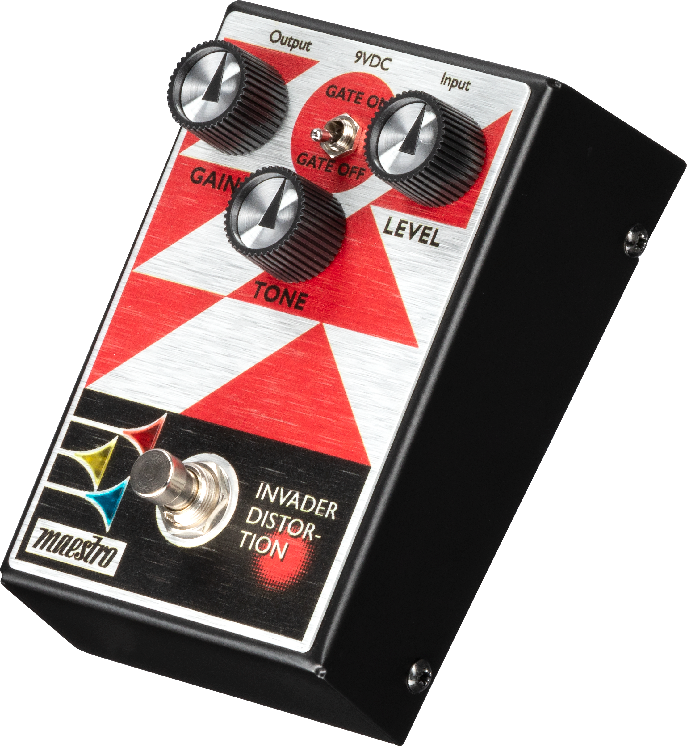 Distortion pedal with gate