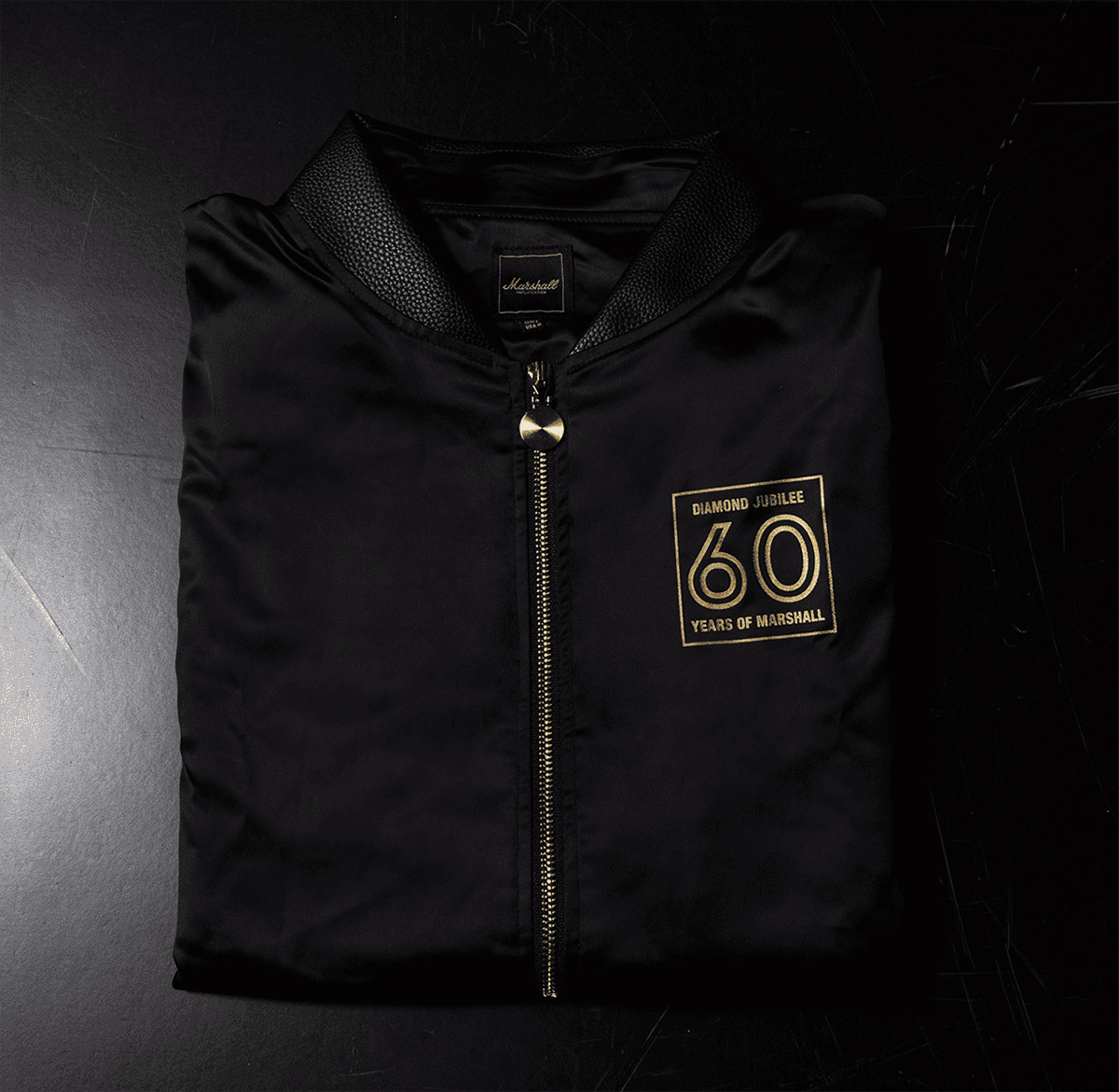 60TH ANNIVERSARY SATIN BOMBER JACKET - S