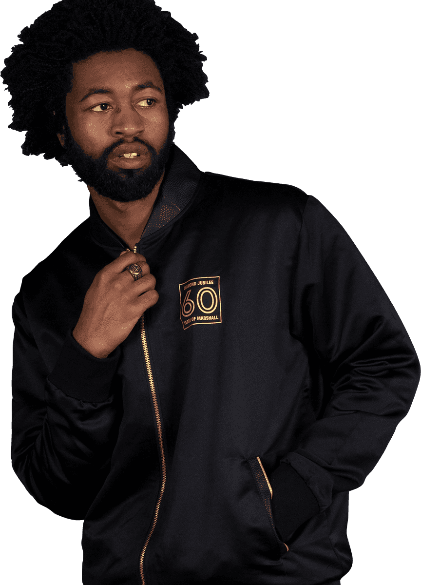 60TH ANNIVERSARY SATIN BOMBER JACKET - S