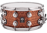 14x7 Hammered old bronze snare drum