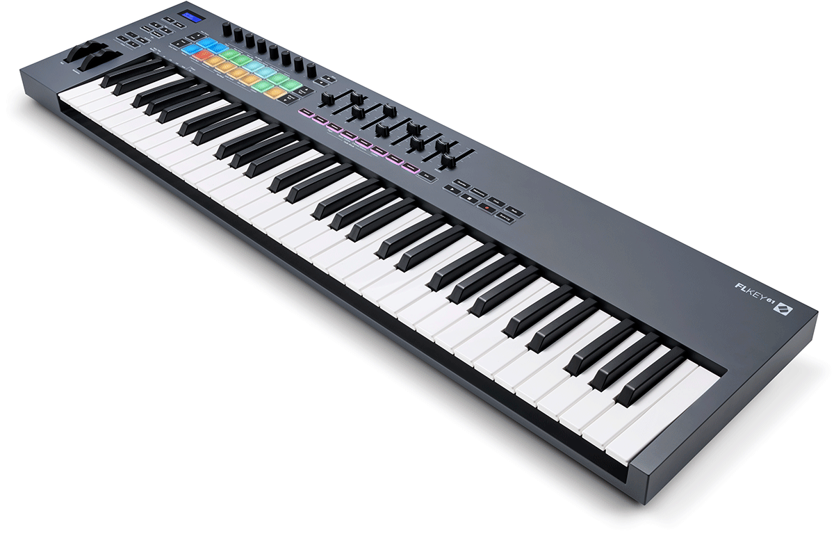 61 keys midi keyboard