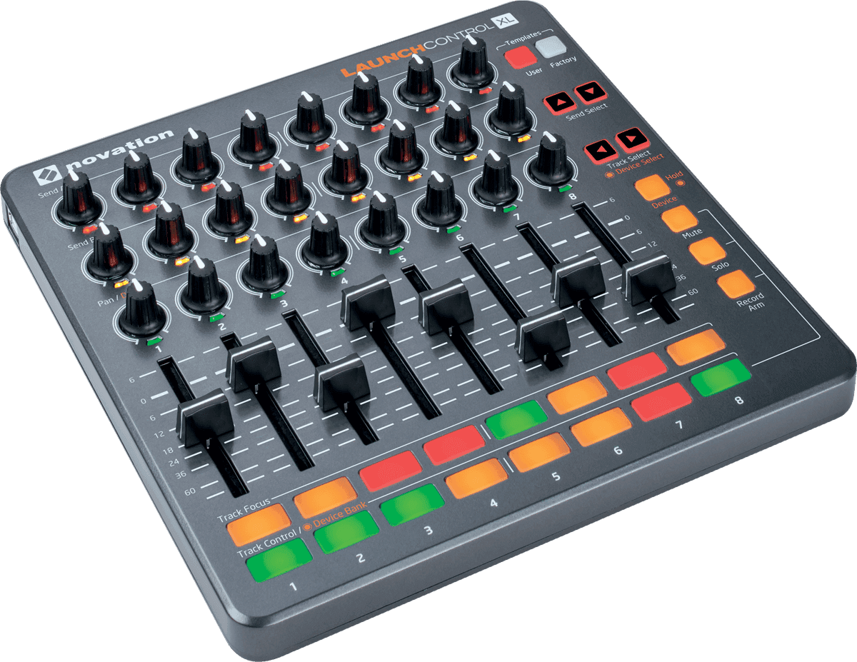 Controller, 24 pots, 8 faders, 16 pads