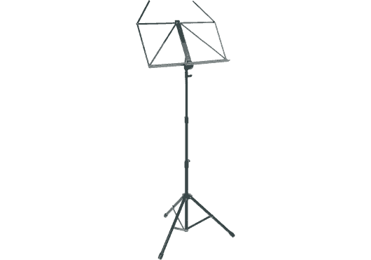 Foldable music stand chrome
