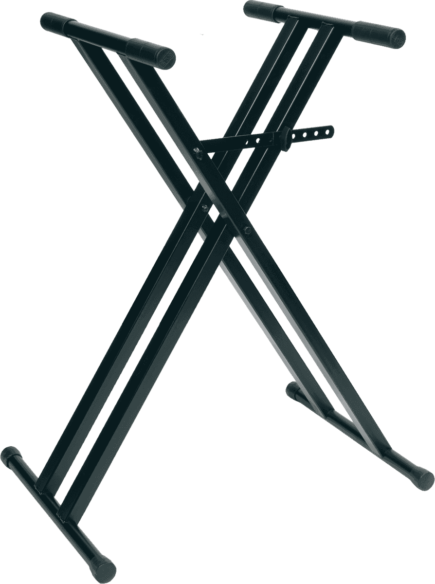 X double heavy-duty keyboard stand black