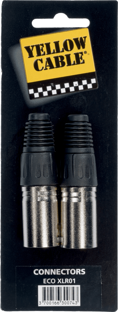 JACK XLR MALE X 2 PCS